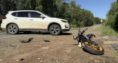 Мотоциклист разбился в страшном ДТП с иномаркой на трассе под Кирово-Чепецком