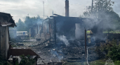Хозяин дома госпитализирован с ожогами после пожара в Зуевском округе