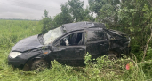 Под Уржумом бесправница превратила машину в груду металла и покалечила пассажира
