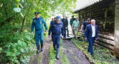 В Зуевском районе из подтопленного дома спасли 99-летнюю бабушку