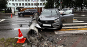 В Кирове в ДТП с рухнувшим столбом на Октябрьском проспекте пострадал человек