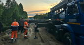 Движение по ранее размытой трассе между Кирсом и Белой Холуницей восстановили