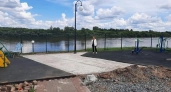 На набережной Нововятска уберут старую детскую площадку и установят комплекс ГТО