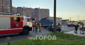 В жесткой аварии с мотоциклом в Кирове пострадал молодой мужчина