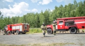 В Зуевском районе иномарка загорелась во время движения по трассе