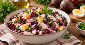 Осень — сезон свёклы: невероятный салат с яйцами и курицей — вкус и польза в одной тарелке