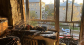 В Кирове дедушка спас трех внучек при мощном пожаре на пятом этаже