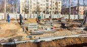 В Кирове продолжают благоустраивать сквер Надежды