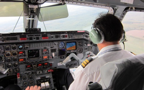 В Победилово из-за сильного тумана не мог сесть самолет