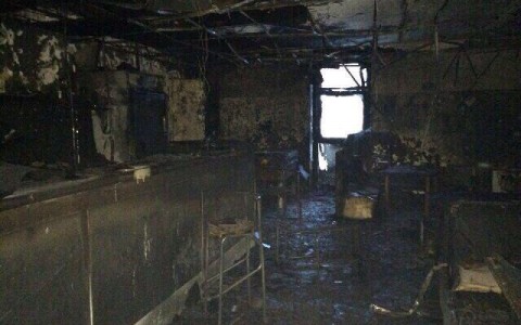 Ночью в Кирово-Чепецке сгорело известное кафе