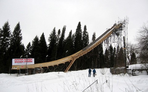 На Филейке восстановили трамплин