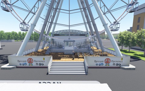 Названа дата, когда колесо обозрения появится на Театральной площади