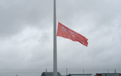 В Кирове установят 50-метровый флагшток с копией знамени Победы