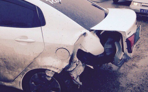 Водитель разбитой KIA: "У Прошино в мою машину въехал пьяный лишенник"