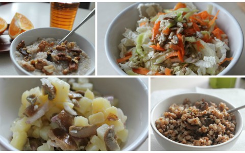 Подборка постных рецептов: легкие салаты и полезные каши