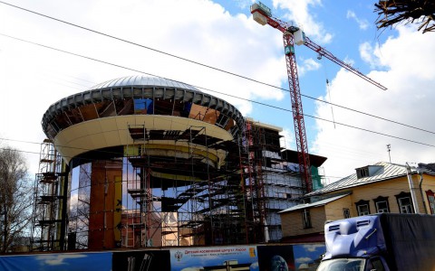 Обзорная крыша, кафе, планетарий: уникальный фоторепортаж со стройки космического центра