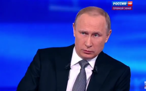 Онлайн-трансляция Прямой линии с Владимиром Путиным: ответы президента