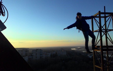 Руфер с трамплина: «Наверху думал только о том, как лучше сделать фото»