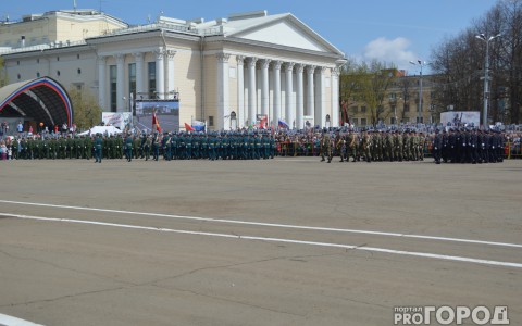 В Кирове на парад 9 мая пытались пронести муляж боевого снаряда