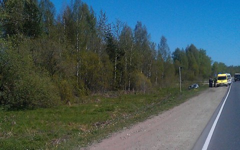 ДТП на Победиловском тракте: ВАЗ откинуло на стоящую на остановке женщину