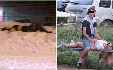 8 фотографий  кировчан, которых застукали: секс на улице, девушка на снегу и другие нелепости