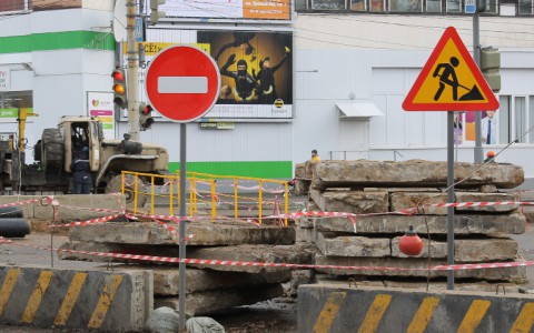 Улицу Комсомольскую перекроют на месяц из-за строительства нового здания налоговой