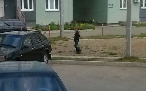 В Чистых прудах дети кидают камни в припаркованные машины