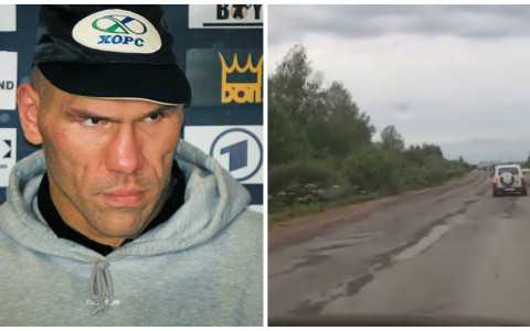 Видео: Николай Валуев, проехав по кировским дорогам, испугался за свою машину