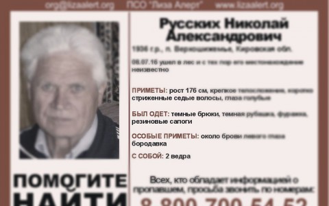 Пропавший в Кировской области грибник найден мертвым