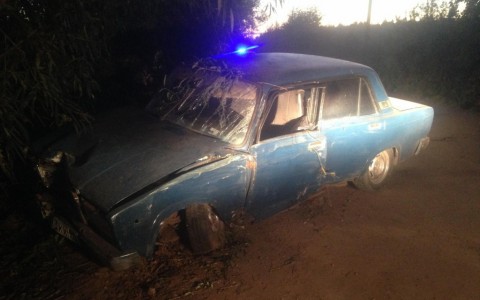 В Кирове 26-летний бесправник за рулем ВАЗа врезался в дерево