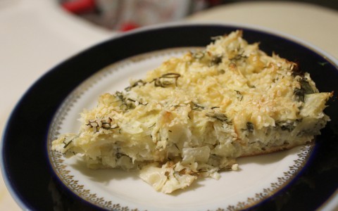 Готовим из свежих овощей с грядки: капустный пирог