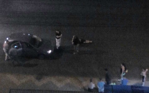 Появилось видео ДТП на Комсомольской: у остановки "Лада" сбила человека