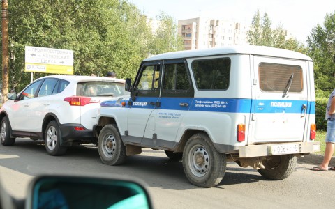 За один день в Кирове произошли две аварии с участием полицейских машин