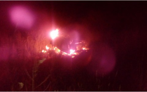 В Кировской области на ходу загорелась «девятка»