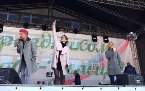 Группа "Стрелки" выступила в Кирово-Чепецке в День города