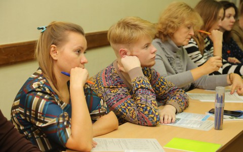 В Кирове прошел первый в сезоне открытый «Урок русского языка и литературы»