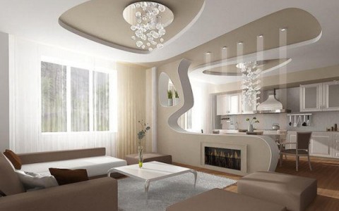 Обои или натяжной потолок — что сделать сначала?