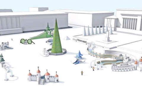 Стало известно, как Театральную площадь в Кирове оформят к Новому году