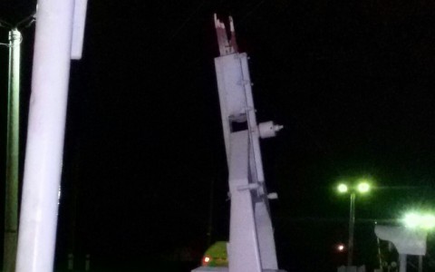 В Кирове водитель автобуса сбил шлагбаум, проезжая переезд на красный