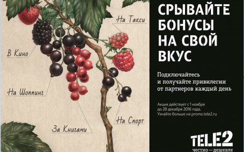 Tele2 раздает бонусы на любой вкус