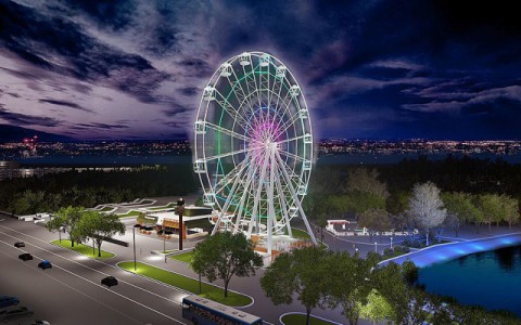 Стало известно, когда установят колесо обозрения у цирка