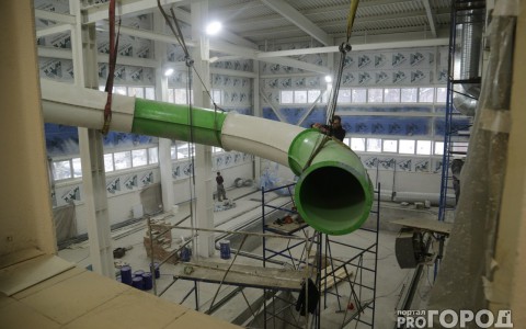 Появились фото первого в Кирове аквапарка