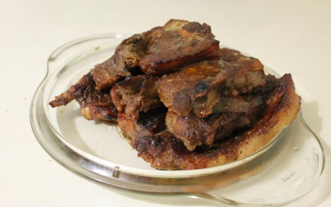 Любителям мяса: свиные ребрышки по-канадски