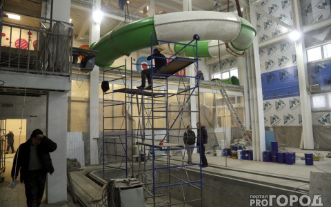 Объявлена окончательная дата открытия аквапарка в Кирове