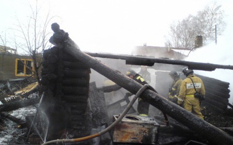 В Кирове произошел серьезный пожар