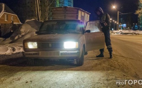 В Кировской области пьяного бесправника останавливали выстрелами по колесам