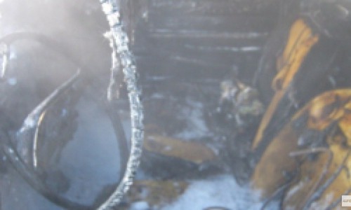 В Кировской области во время движения загорелся трактор