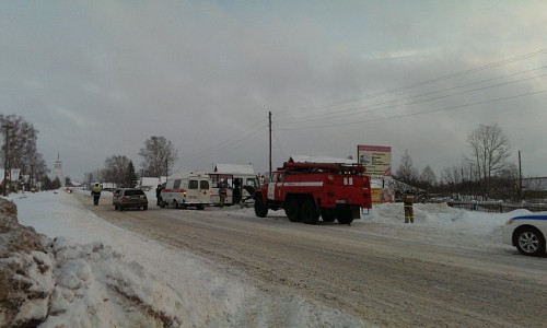 ДТП в Кирово-Чепецком районе: автобус столкнулся с иномаркой