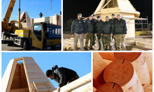 Кировские мастера за один день построили храм в Севастополе