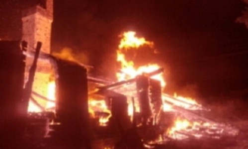 В Кировской области сгорел сельский клуб